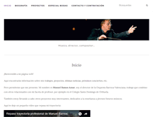 Tablet Screenshot of manuel-ramos.com